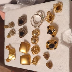 Retro Vintage 10 Pairs Earrings